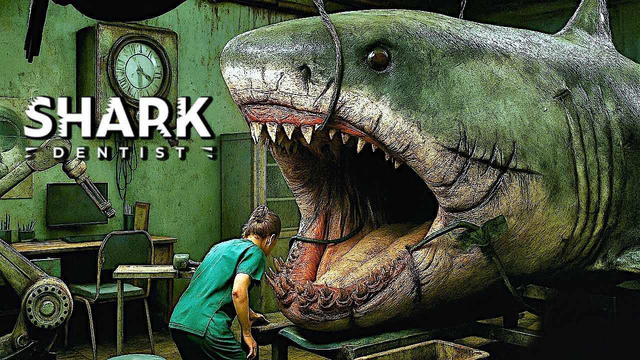 Shark Dentist: o terror bizarro que junta tubarões, brocas e pesadelos — tudo no mesmo consultório!