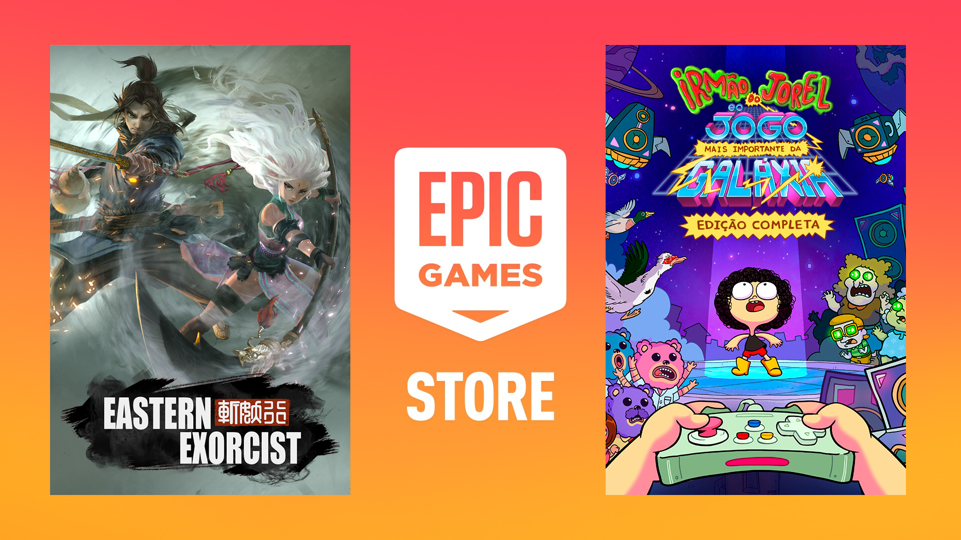 Dupla explosiva de graça na epic games: Aventura brasileira e ação oriental para você baixar AGORA!