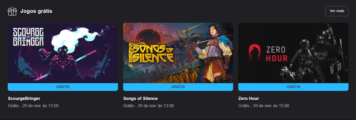 Epic Games Store libera TRÊS jogos grátis hoje que você não pode deixar passar