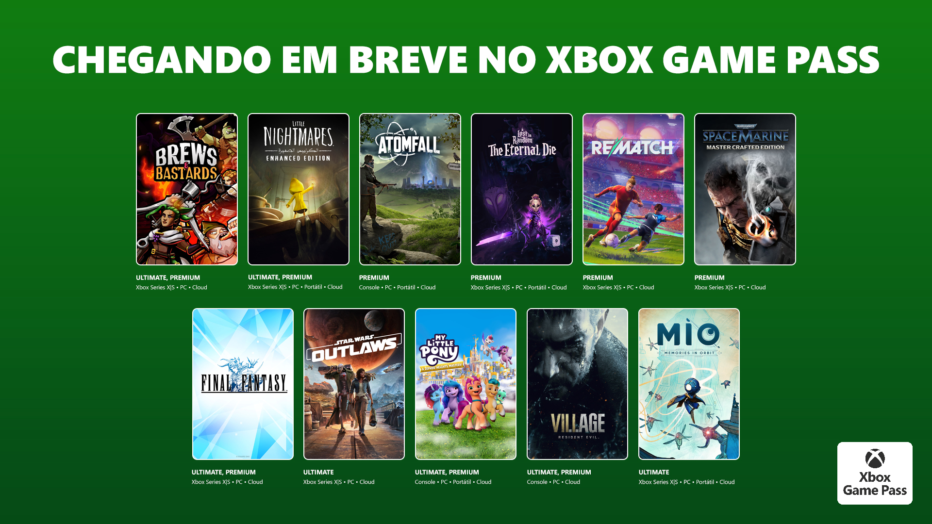 O ANO COMEÇOU COM TUDO! REvil Village, Star Wars Outlaws e mais chegam no Game Pass de Janeiro!