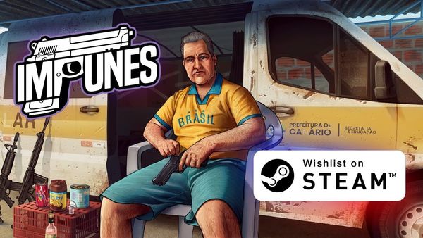 Impunes chega com trailer vibrante e página oficial na Steam — seu “GTA brasileiro” agora é realidade!