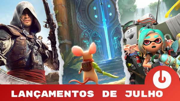 Lançamentos de julho prometem agitar o mês com Assassin's Creed, Splatoon, Echoes of Aincrad e muito mais